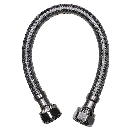 B & K 1/2 in. x 1/2 in. x 60 in. Stainless Steel Faucet Connector  496-018